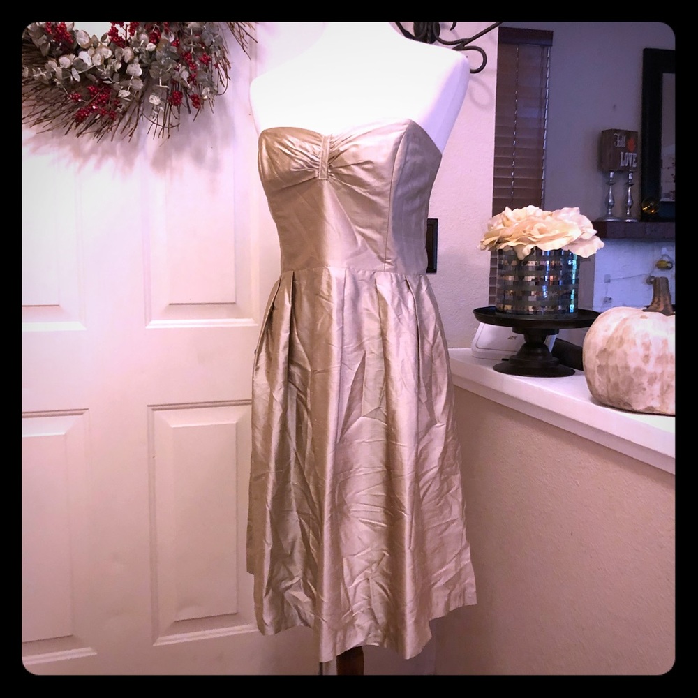 Coren Moore New York Gold Short Dress